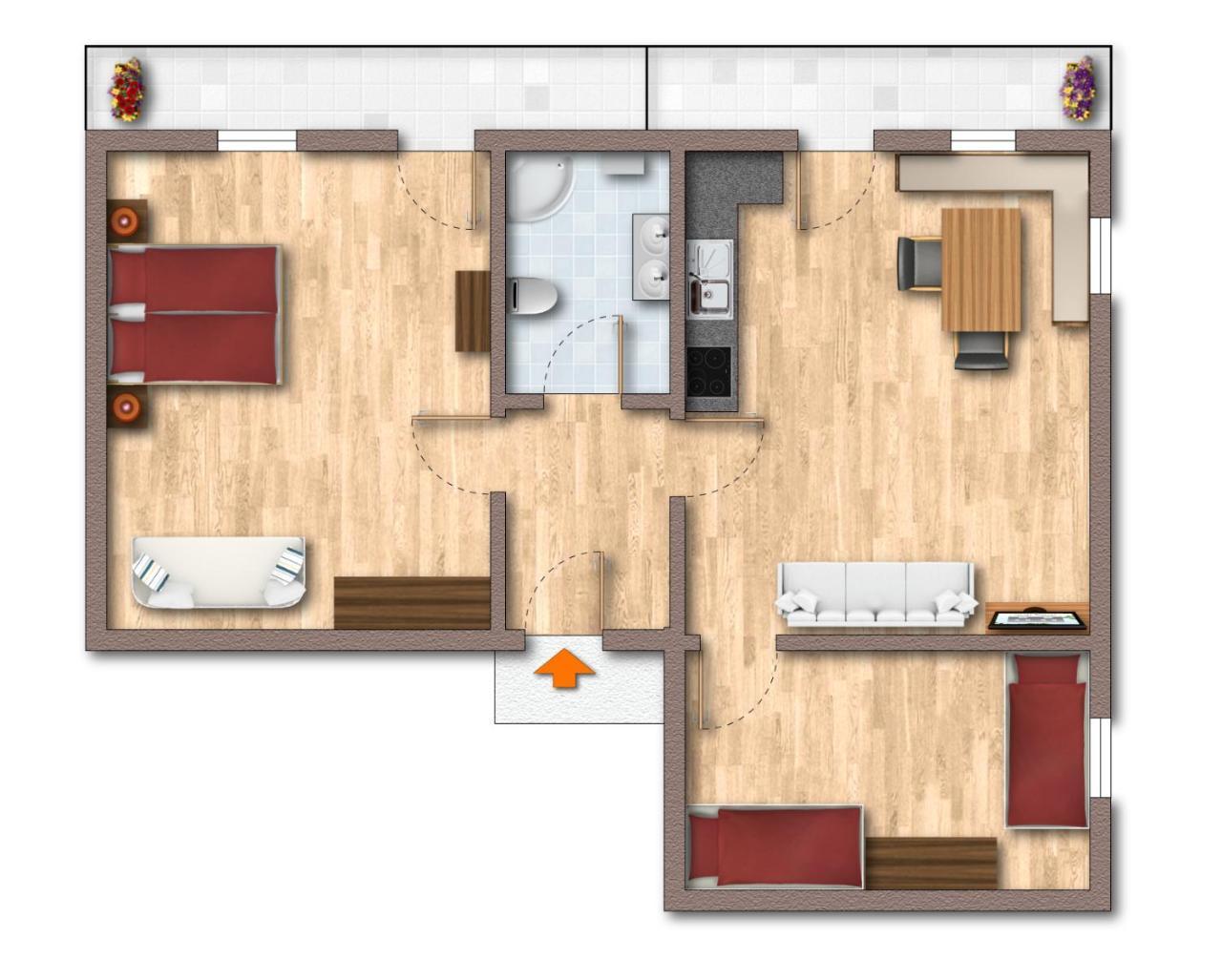 Appartement Schneeberger Zell am Ziller Bagian luar foto